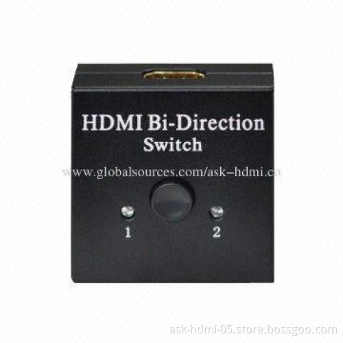 2 Ways HDMI Switch, Bi-direction, 52*45*20mm Dimensions